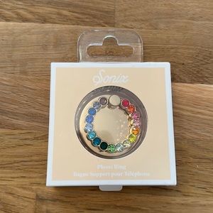 Sonix Embellished Rhinestone Phone Ring and Stand